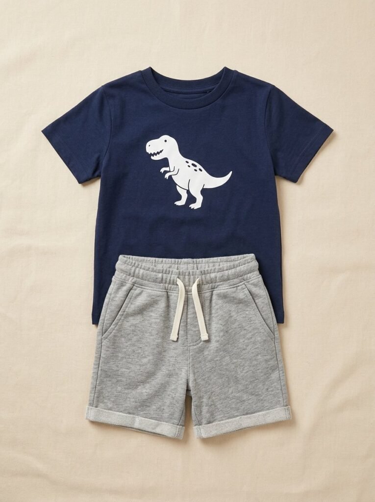 Boys' T-Shirt & Shorts Set - GK Fashions Bengaluru