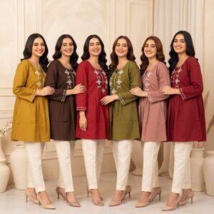 Women's Pleated Peplum Top & Palazzo Set - GK Fashions Bengaluru