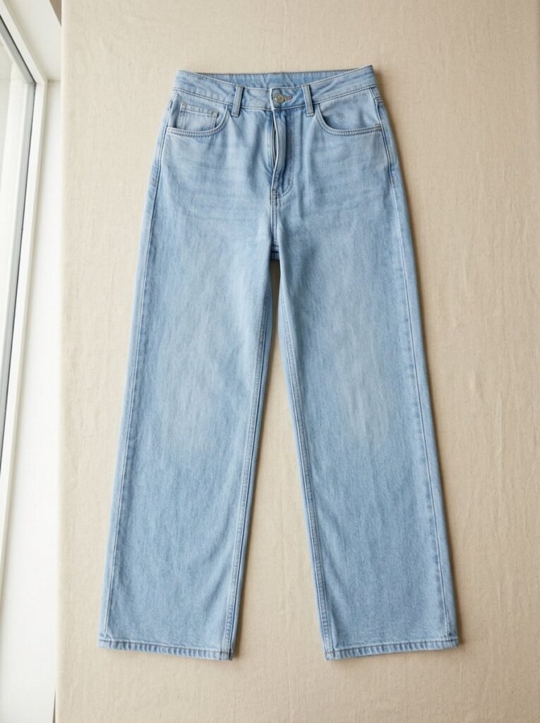 Women's High-Rise Wide-Leg Jeans - GK Fashions Bengaluru
